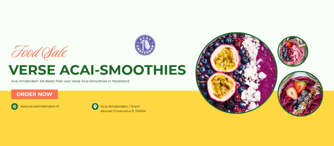 Acai Amsterdam: De Beste Plek voor Verse Acai-Smoothies in Nederland