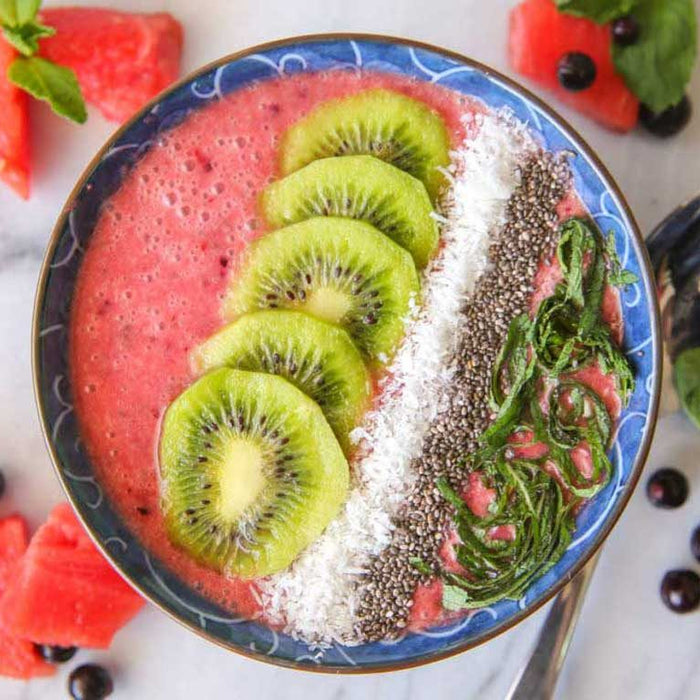 Ultieme Zomerse Droom: De Verfrissende Watermeloen, Açaí & Yoghurt Bowl! 🍉