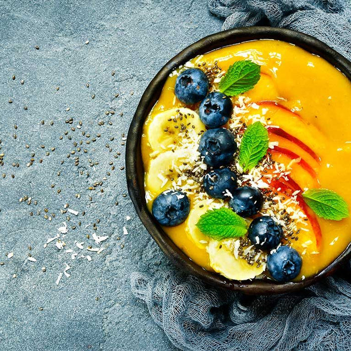 Tropische Droom: De Ultieme Mango Smoothie Bowl voor een Zonnige Start!