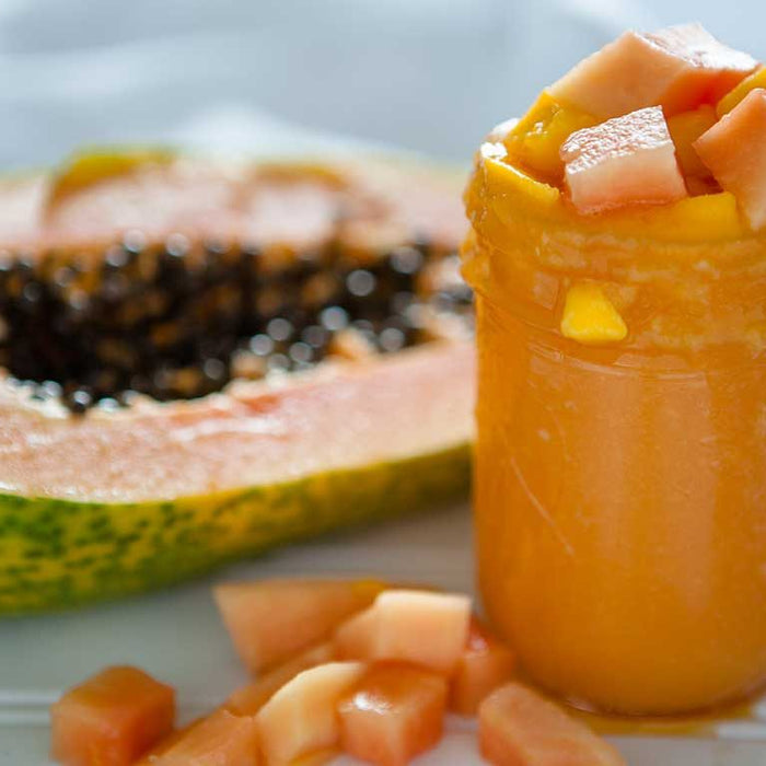De Geheime Glow Smoothie: Papaya Power voor Stralende Huid & Gezonde Darmflora! ✨🥭🥕