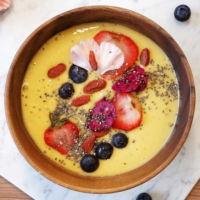 Passievrucht smoothie bowl