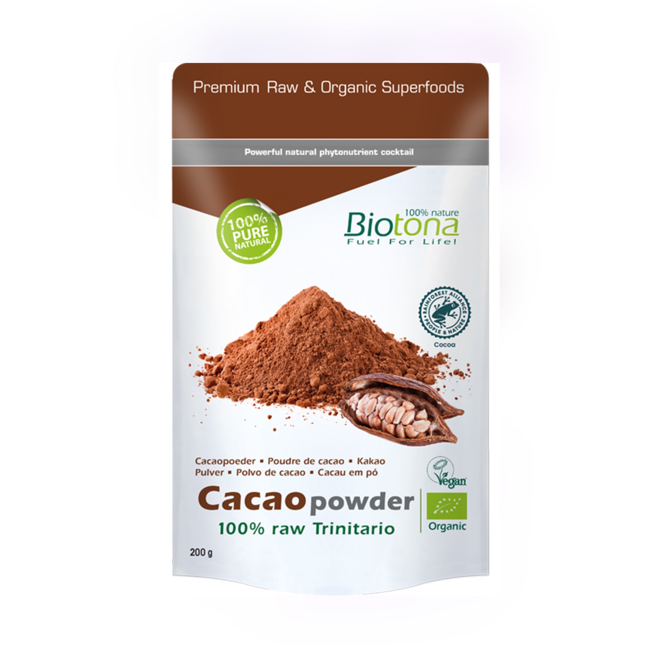 CACAOPOEDER 100% raw Trinitario — 200 g