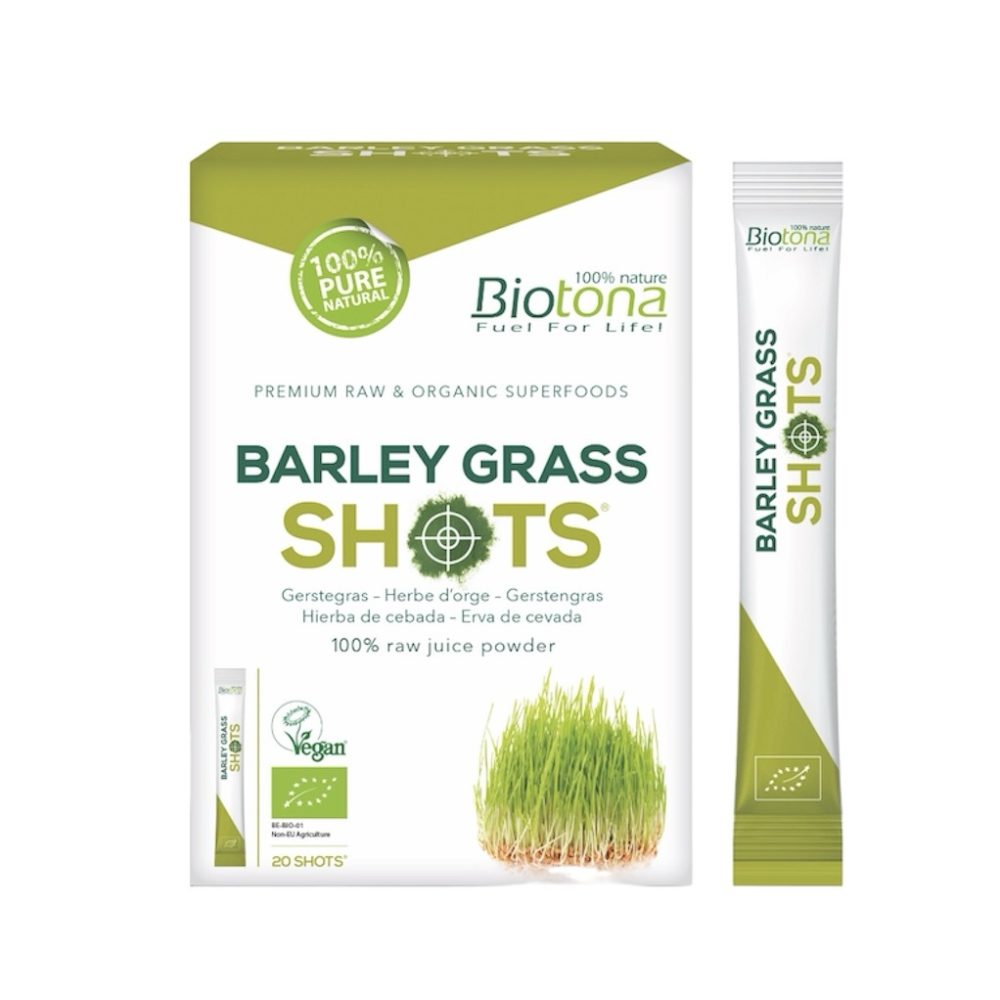 Vitality Barley Grass Shots 100% raw juice powder - 20 shots