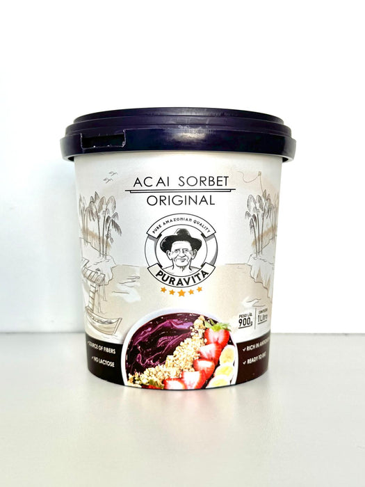 Açaí Sorbet 900g - PURAVITA ORIGINAL