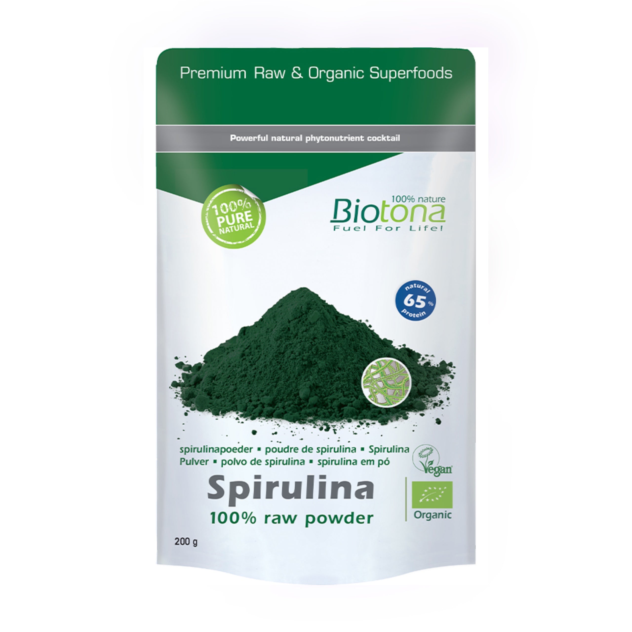 SPIRULINA 100% raw powder-200g